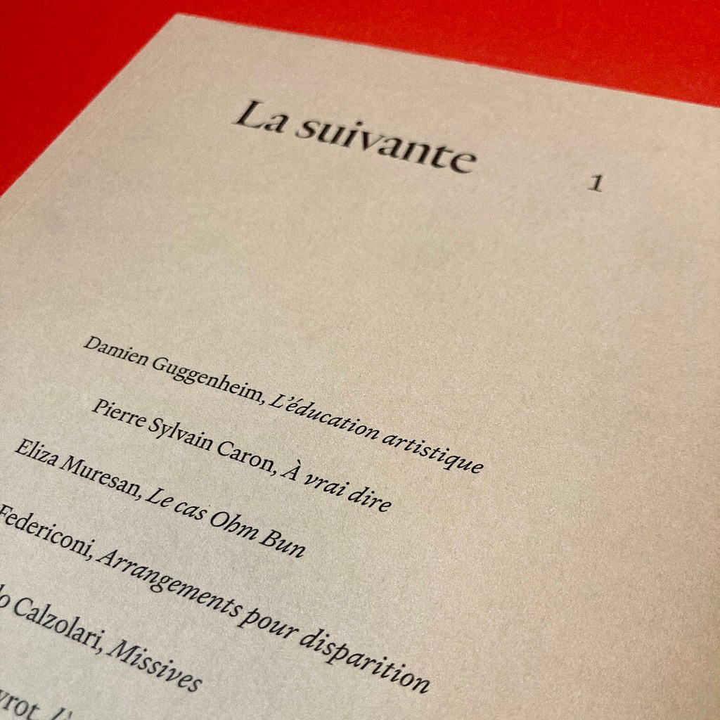 La suivante 1 –&nbsp;épuisé